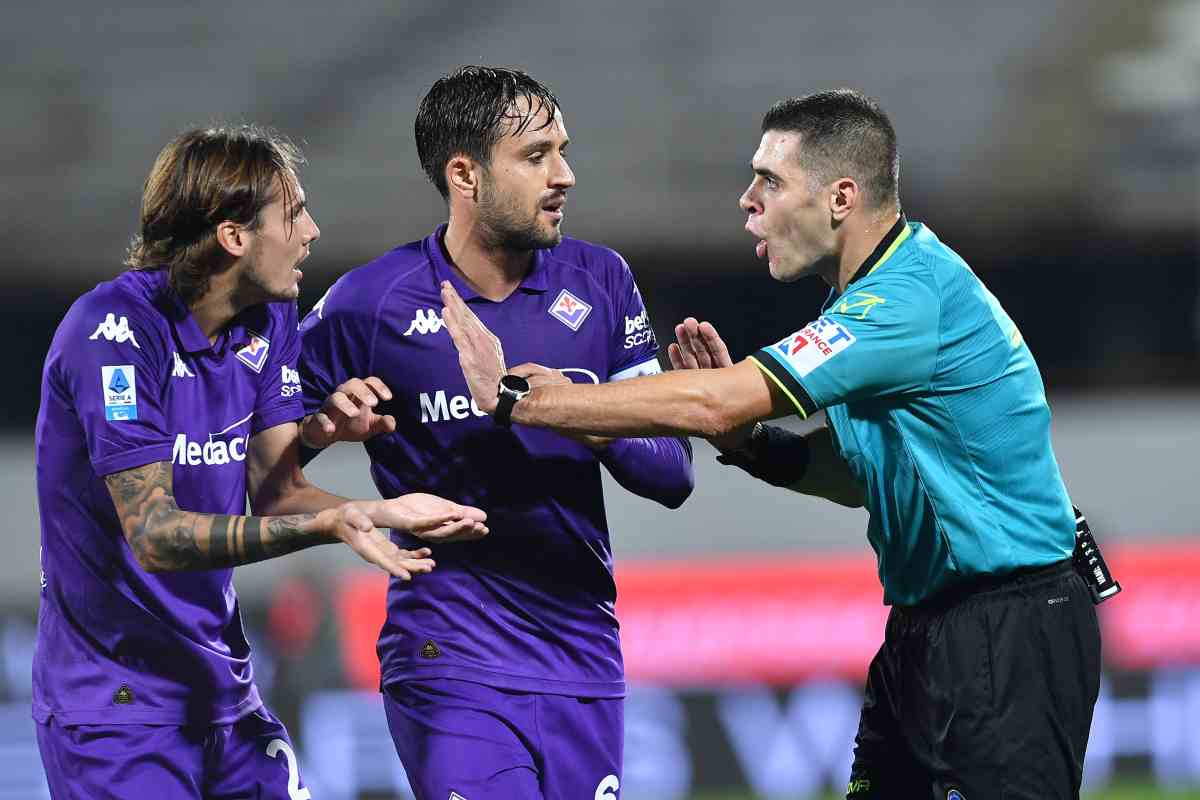 Colpani e Ranieri protestano con l'arbitro